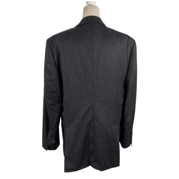 Banana Republic Men's Single Breasted Tailored Suit Jacket Dark Charcoal Sz 44R - Picture 9 of 16